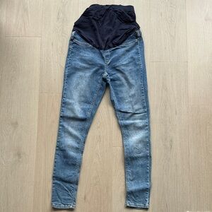 Seraphine Blue Skinny Maternity Jeans